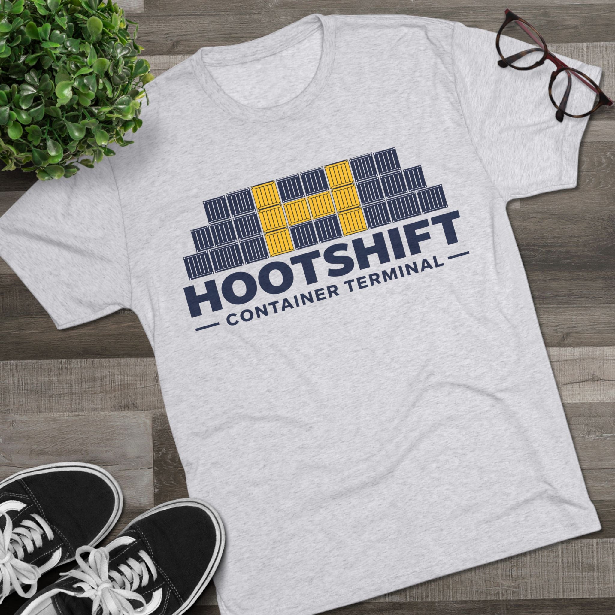 Hootshift Container Terminal Stack Tee