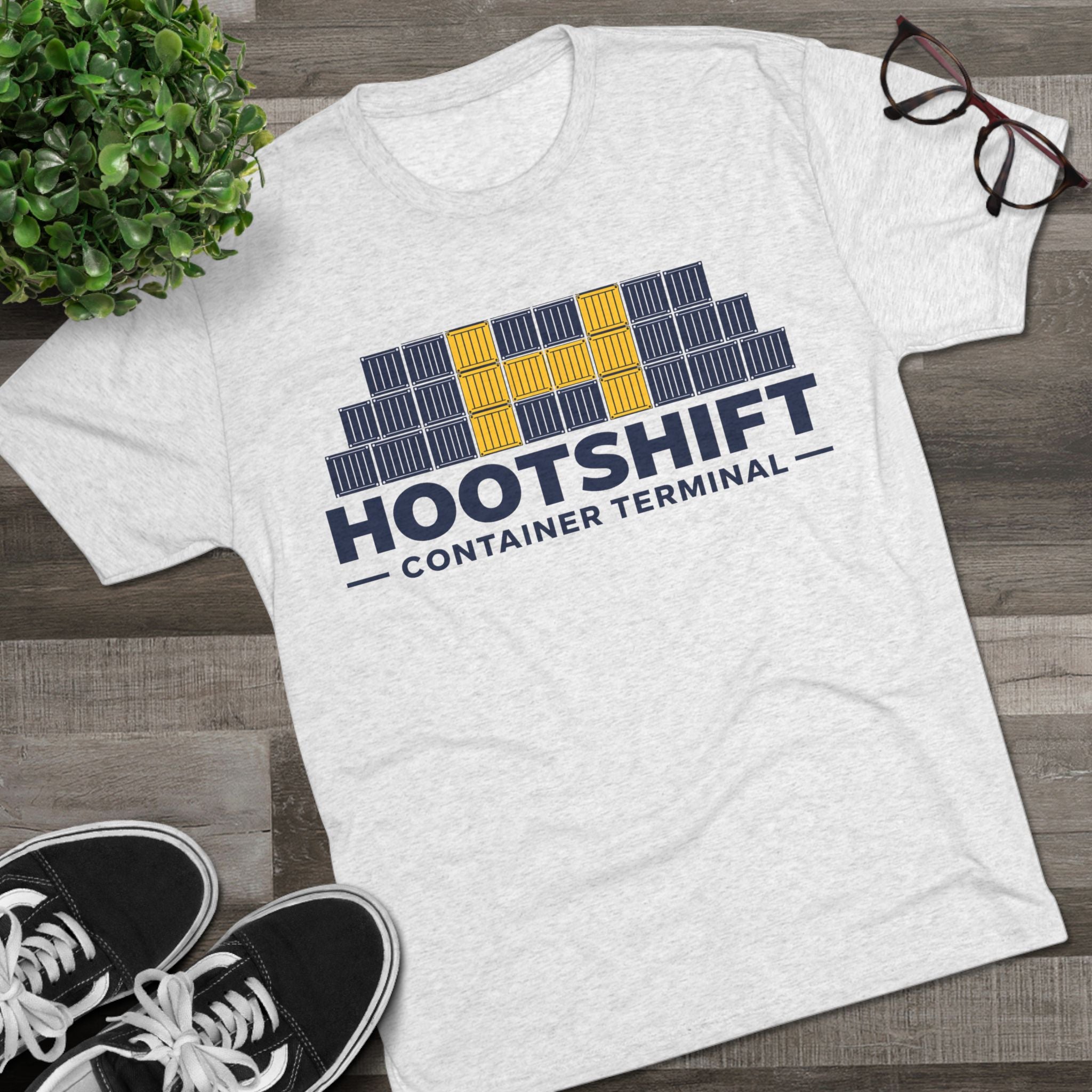 Hootshift Container Terminal Stack Tee