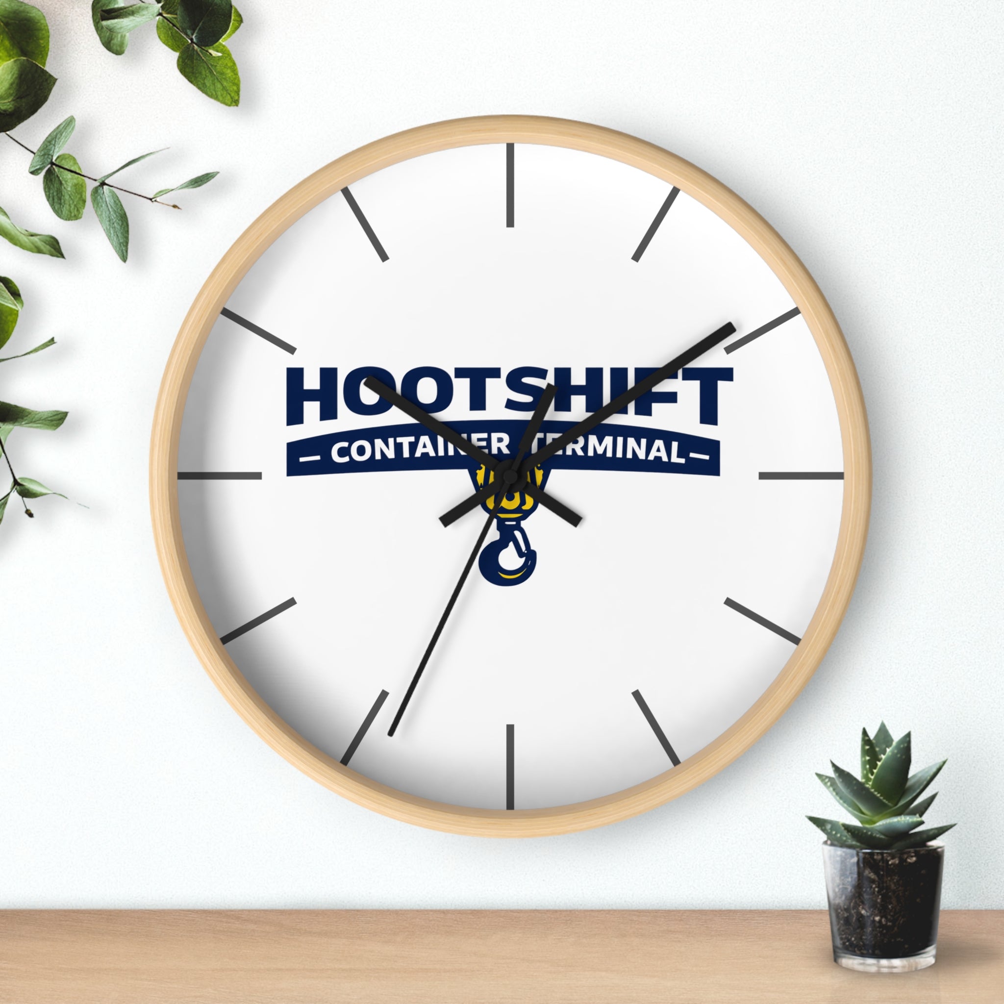 Hootshift Container Terminal Clock